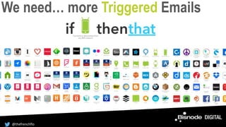 We need… more Triggered Emails
@thefrenchflo
 