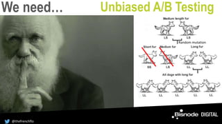 We need… Unbiased A/B Testing
Random mutation
@thefrenchflo
 