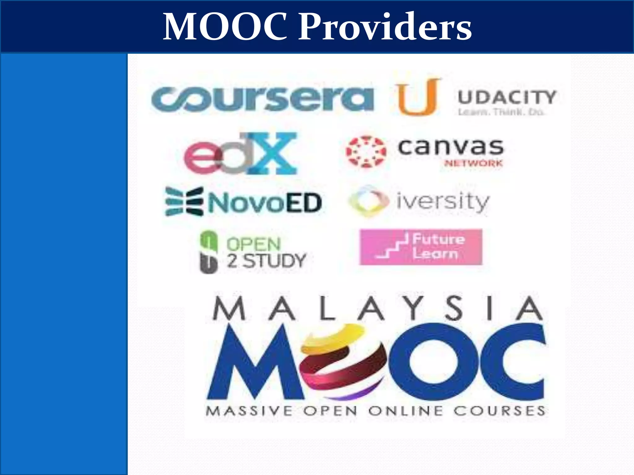 MOOC Providers
 