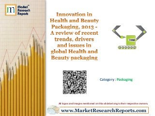 www.MarketResearchReports.com
Category : Packaging
All logos and Images mentioned on this slide belong to their respective owners.
 