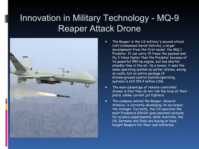Innovation In Military Technology | PPT | Arms & Ammunition | Sensitive ...