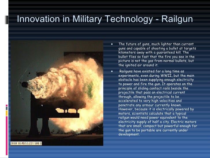 Innovation In Military Technology