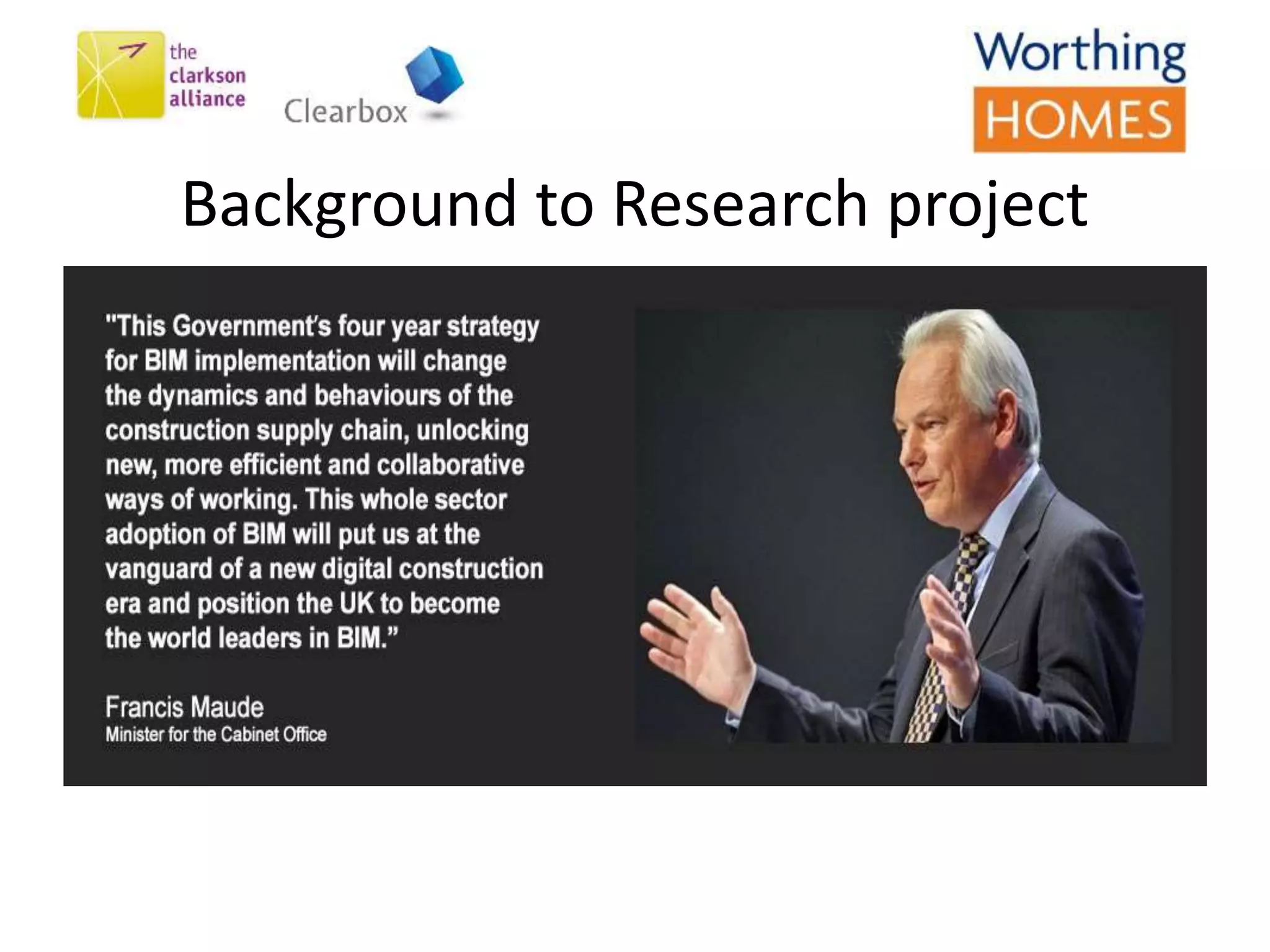 Background to Research project
 