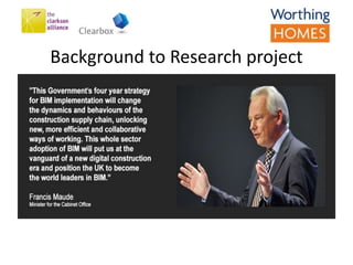 Background to Research project
 