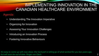 Innovation in public healthcare | PPTX