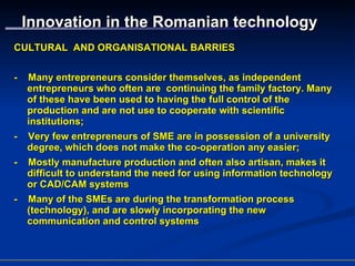 Innovation In Romania (Timisoara Industrial Discrict) | PPT