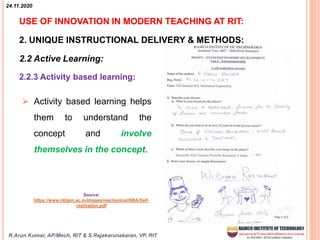Innovation in Teaching Learning Process | PPTX