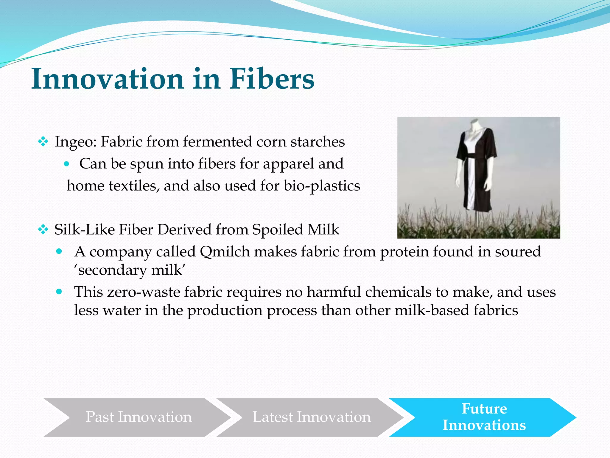 Innovation in Textiles Industry | PPTX