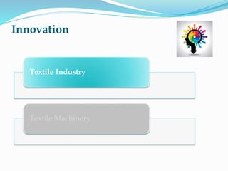 Innovation in Textiles Industry | PPTX