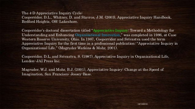 Cooperrider dissertation