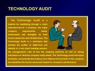 TECHNOLOGY AUDITTECHNOLOGY AUDIT
 