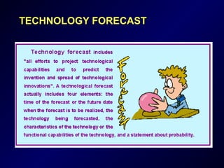 TECHNOLOGY FORECASTTECHNOLOGY FORECAST
 
