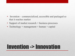 Innovation management overview | PPT