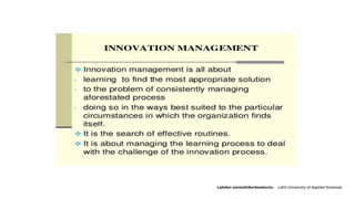 Innovation management  Slide 28