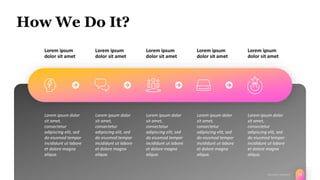 11
Innovation Research
How We Do It?
11
Innovation Research
Lorem ipsum
dolor sit amet
Lorem ipsum dolor
sit amet,
consectetur
adipiscing elit, sed
do eiusmod tempor
incididunt ut labore
et dolore magna
aliqua.
Lorem ipsum
dolor sit amet
Lorem ipsum dolor
sit amet,
consectetur
adipiscing elit, sed
do eiusmod tempor
incididunt ut labore
et dolore magna
aliqua.
Lorem ipsum
dolor sit amet
Lorem ipsum dolor
sit amet,
consectetur
adipiscing elit, sed
do eiusmod tempor
incididunt ut labore
et dolore magna
aliqua.
Lorem ipsum
dolor sit amet
Lorem ipsum dolor
sit amet,
consectetur
adipiscing elit, sed
do eiusmod tempor
incididunt ut labore
et dolore magna
aliqua.
Lorem ipsum
dolor sit amet
Lorem ipsum dolor
sit amet,
consectetur
adipiscing elit, sed
do eiusmod tempor
incididunt ut labore
et dolore magna
aliqua.
 