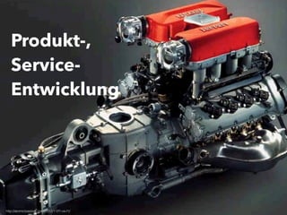 Produkt-,
Service-
Entwicklung
http://atomictoasters.com/2012/11/f1-vs-f1/
 