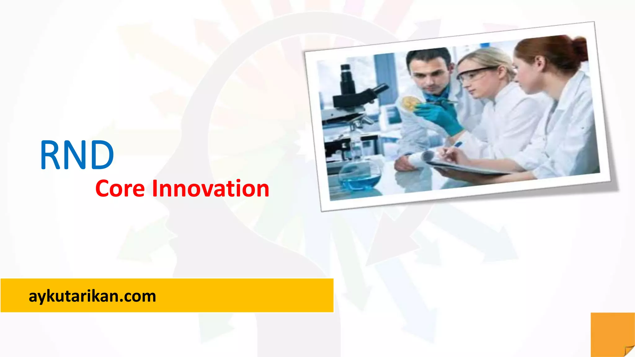 aykutarikan.com
RND
Core Innovation
 