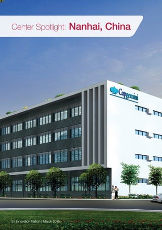 8 | Innovation Nation | March 2015
Center Spotlight: Nanhai, China
8 | Innovation Nation | March 2015
 