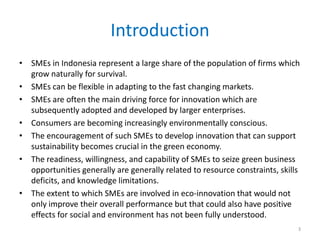 Innovation of small medium enterprises for sustainability | PDF