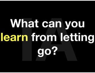 Innovation Parkour for Information Architects