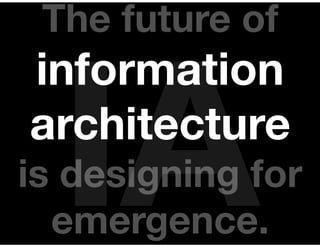 Innovation Parkour for Information Architects