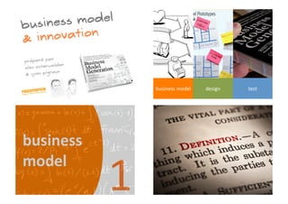 l
busin ess mode
& innovation




                           12 3
           ar
préparé p
           walder
alex oster
           neur
& yves pig



 Genève -
          juin 2012
                          business*model   design   test




business'

                      1
model
 