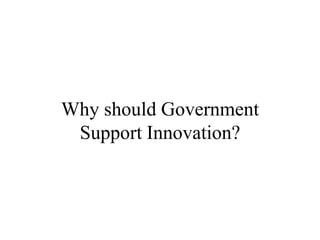 Innovation Policy Explained