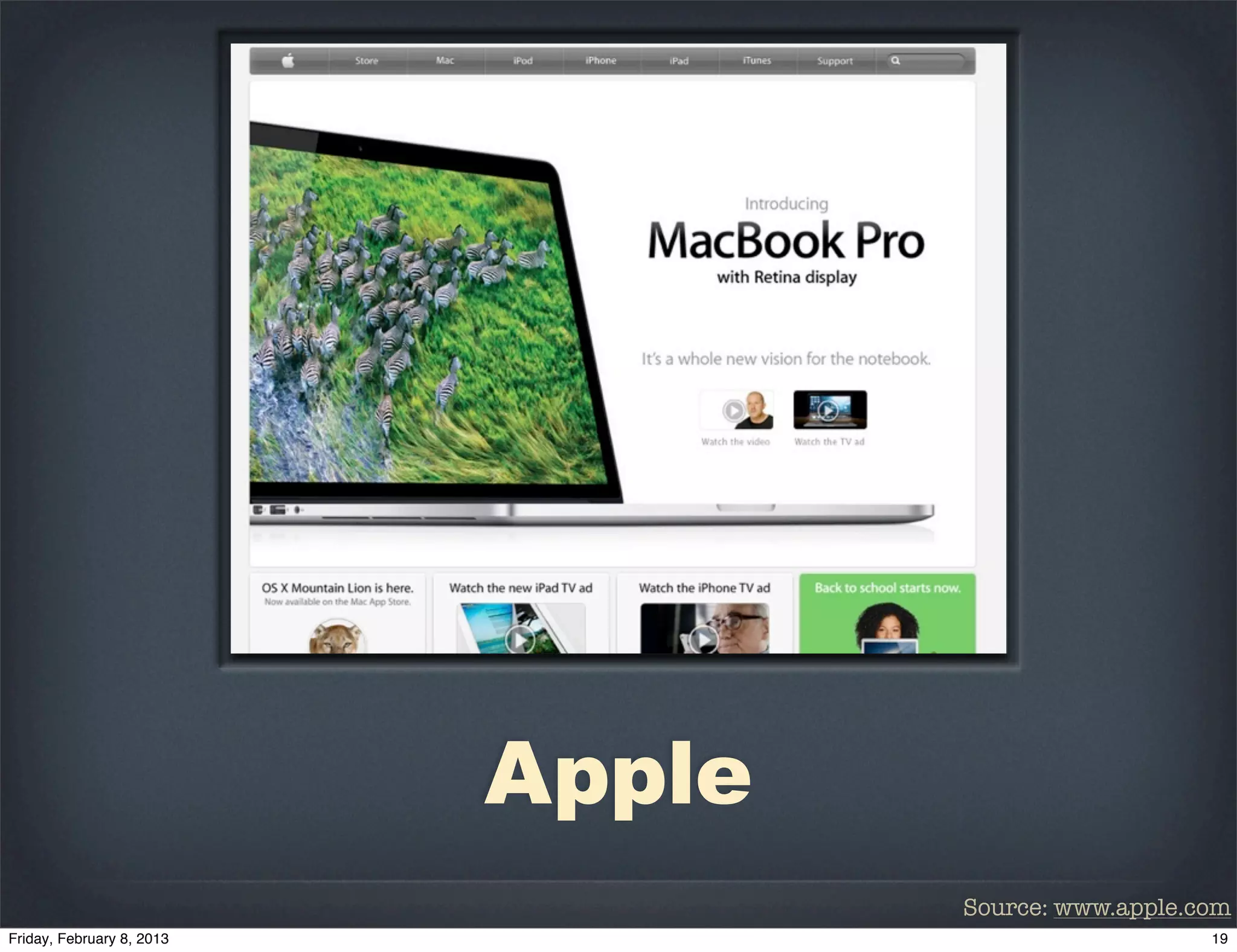 Apple
        Source: www.apple.com
 