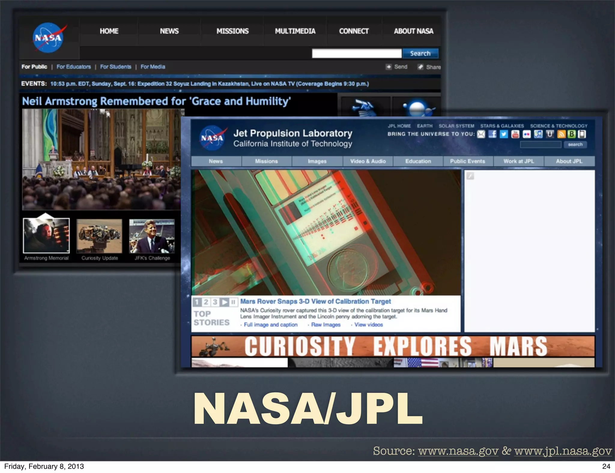 NASA/JPL
      Source: www.nasa.gov & www.jpl.nasa.gov
 