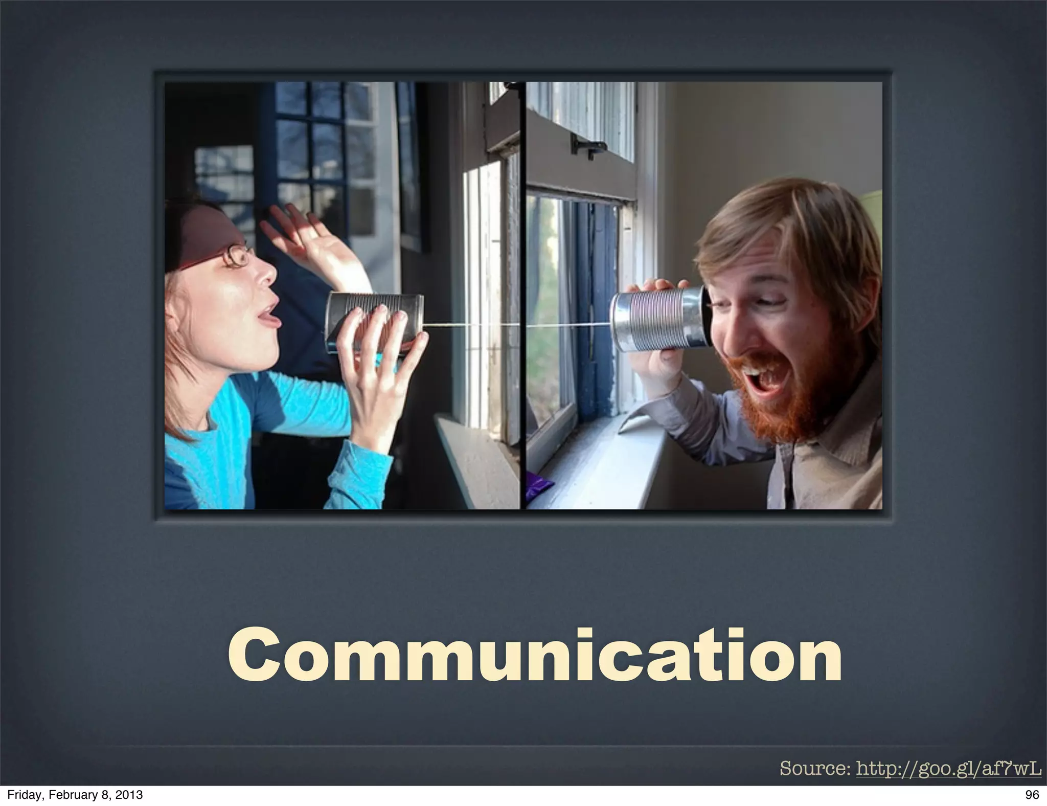 Communication
           Source: http://goo.gl/af7wL
 