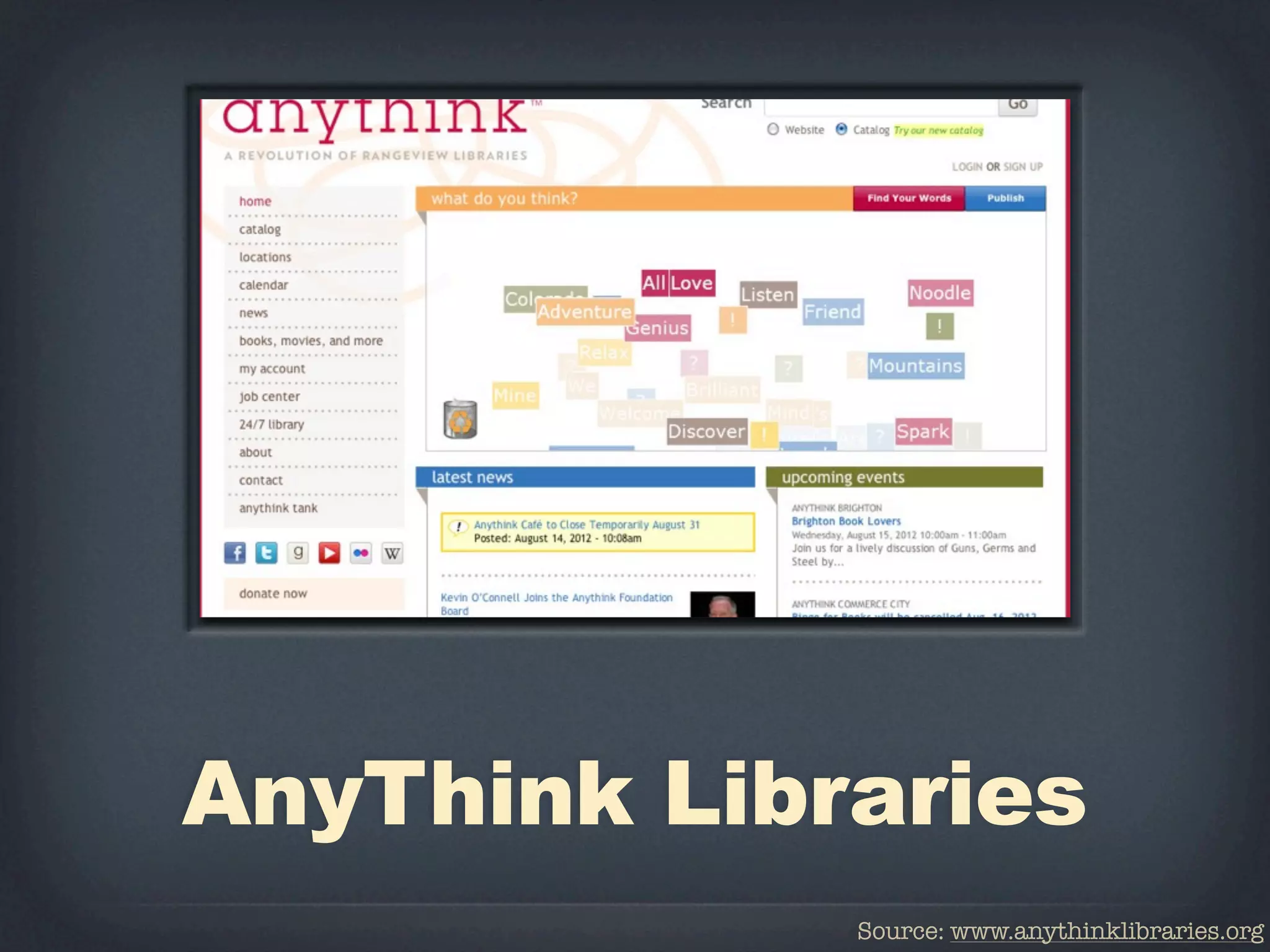 AnyThink Libraries
             Source: www.anythinklibraries.org
 