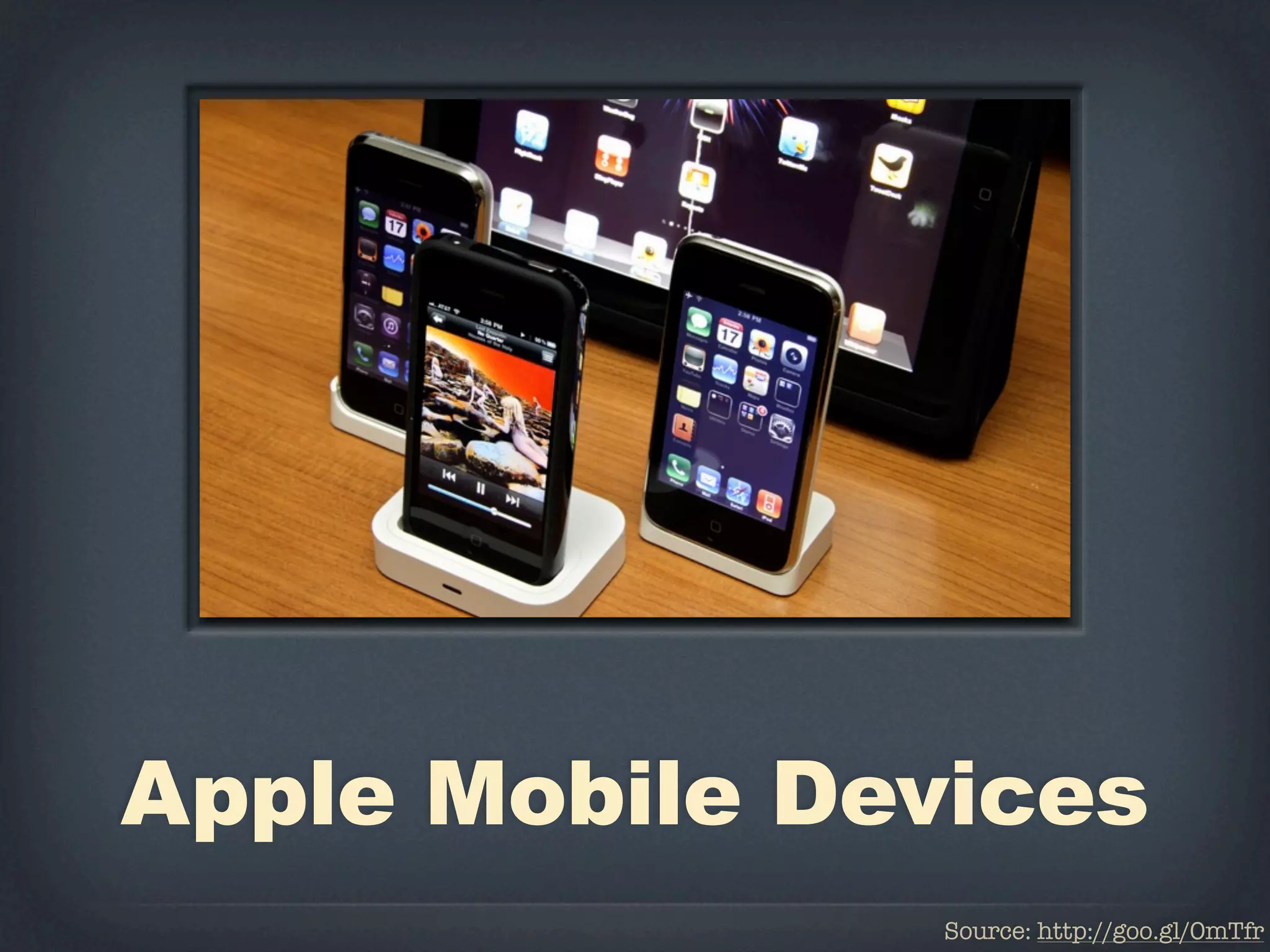 Apple Mobile Devices
                Source: http://goo.gl/0mTfr
 