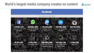 World’s largest media company creates no content
 
