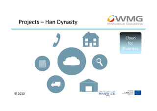 Projects – Han Dynasty

                            Cloud
                             for
                           Business




© 2013
 