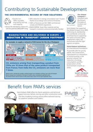 Innovation from Saint Gobain PAM | PDF