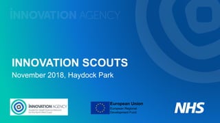 INNOVATION SCOUTS
November 2018, Haydock Park
 
