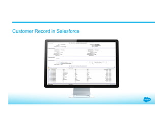 Customer Record in Salesforce
 