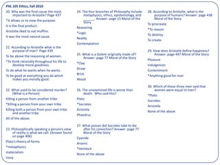 Students know they have had a high-level of input into the ex*m, so it is not something they resent because it is ”being done to them.”  They have some ownership of it.  They are not alienated from the ex*m and this minimizes test anxiety.Testimonial from Kinsey Blakemore, Fall 2010Honestly, I wish all teachers would do their tests and assignments in a similar manner. I actually get to do some thinking! I felt confident and prepared for this exam, and I’m usually prone to test anxiety. My usual method for exam studying involved, I hate to say it, memorizing the textbook. However, this test was different. The assignments we did helped me a lot because I got the basic concepts of the chapters from doing them. Also, I loved creating questions for the exam because in doing so, I gained even more understanding of the material. I found that in order to create a good question about something, I really had to understand it first. It was also helpful to go through and answer my classmates’ questions. I got an idea of what I knew well, and what I needed more understanding of. I’m really enjoying this class and learning a lot. Thank you for not doing the typical “read the book and answer the questions” type of assignments! 