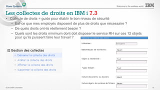 © 2015 IBM Corporation
Welcome to the waitless world
Adoptez les nouvelles interfaces
10
IBM i Access for Windows
(Client Access)
IBM i Access Client Solutions
(ACS)
System i Navigator
IBM Navigator for i
IBM i Access Mobile
 
