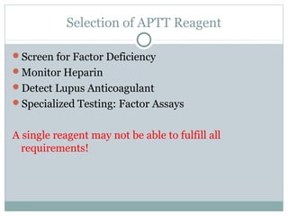 Factor Deficiency Testing Innovations in coagulation testing | PPT
