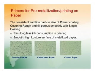 Primer Paper Machine Innovations in coating technology for graphic art | PDF