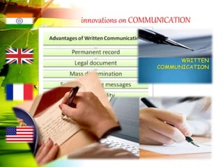 innovations on COMMUNICATION
 