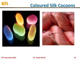 KITL

20th December 2013

Coloured Silk Cocoons

Dr. Sanjiv Kamat

25

 