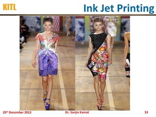 KITL

20th December 2013

Ink Jet Printing

Dr. Sanjiv Kamat

33

 