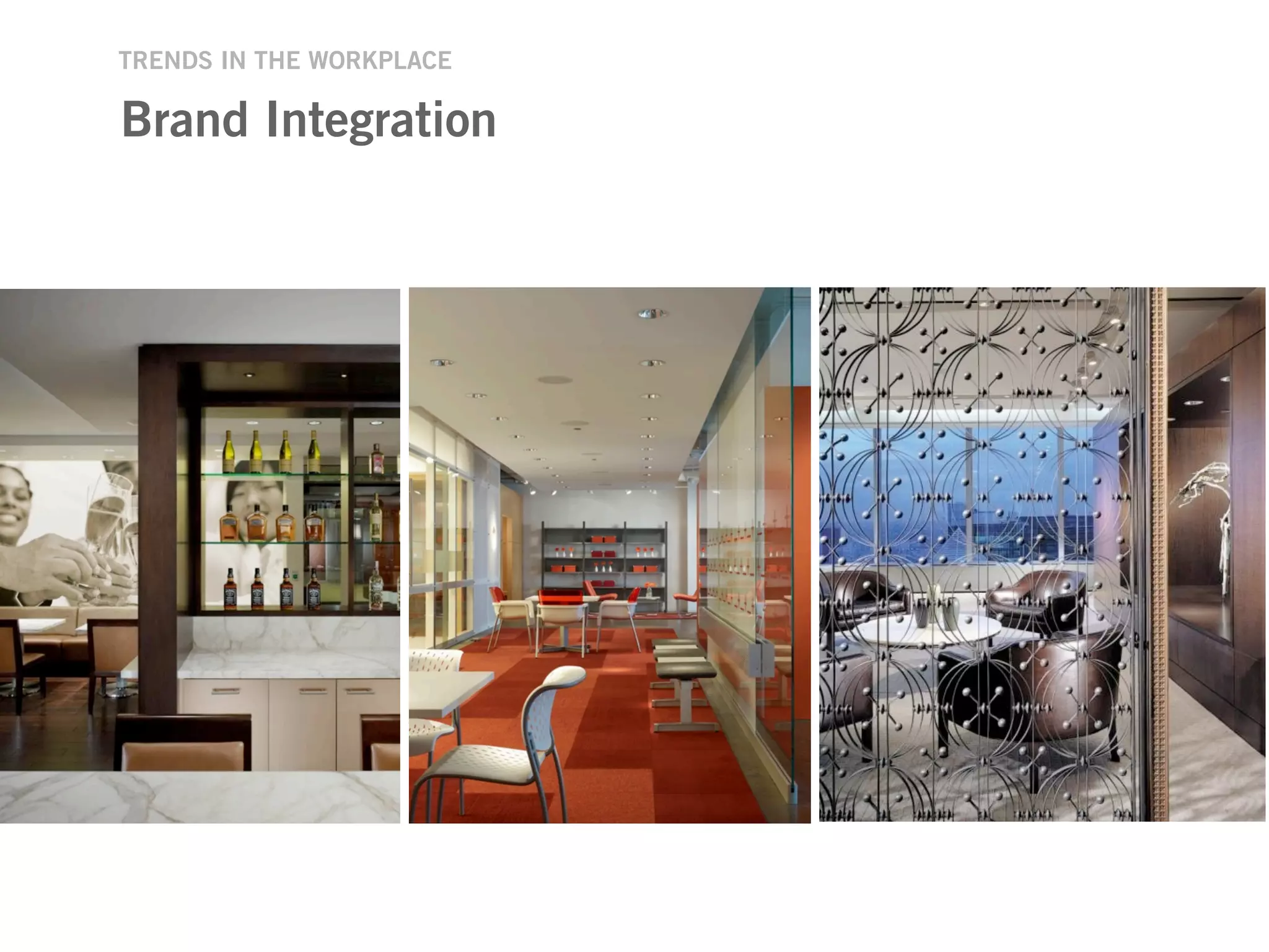 TRENDS IN THE WORKPLACE

Brand Integration
 
