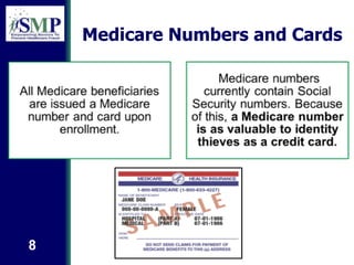 Medicare Numbers and Cards
8
 