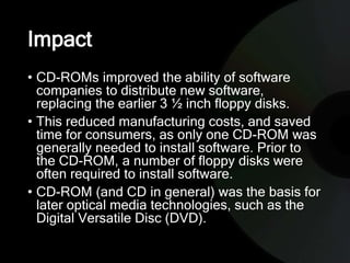 History of Optical Disc Technology | PPTX