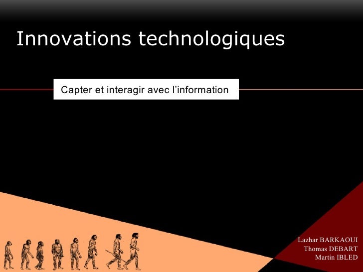 Innovations technologiques