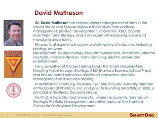 David Mathieson Ma Innovation story | PPTX