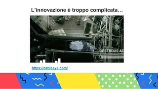 L’innovazione è troppo complicata…
https://cattleeye.com/
 